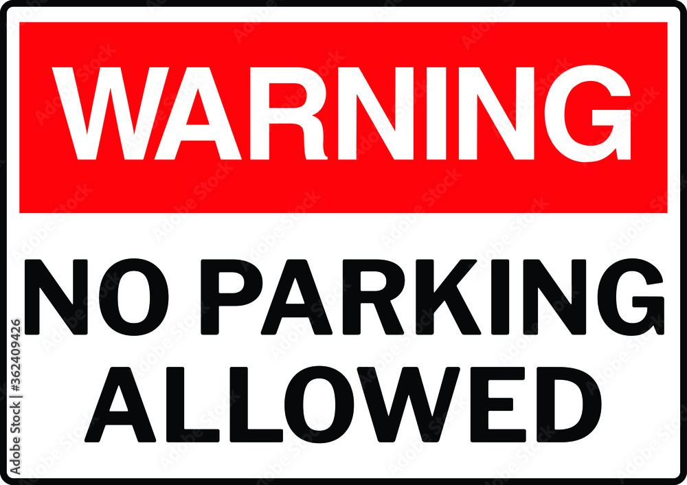 Prohibition sign for forklift do not park Vector Image Prohibition sign for forklift do not park Vector Image