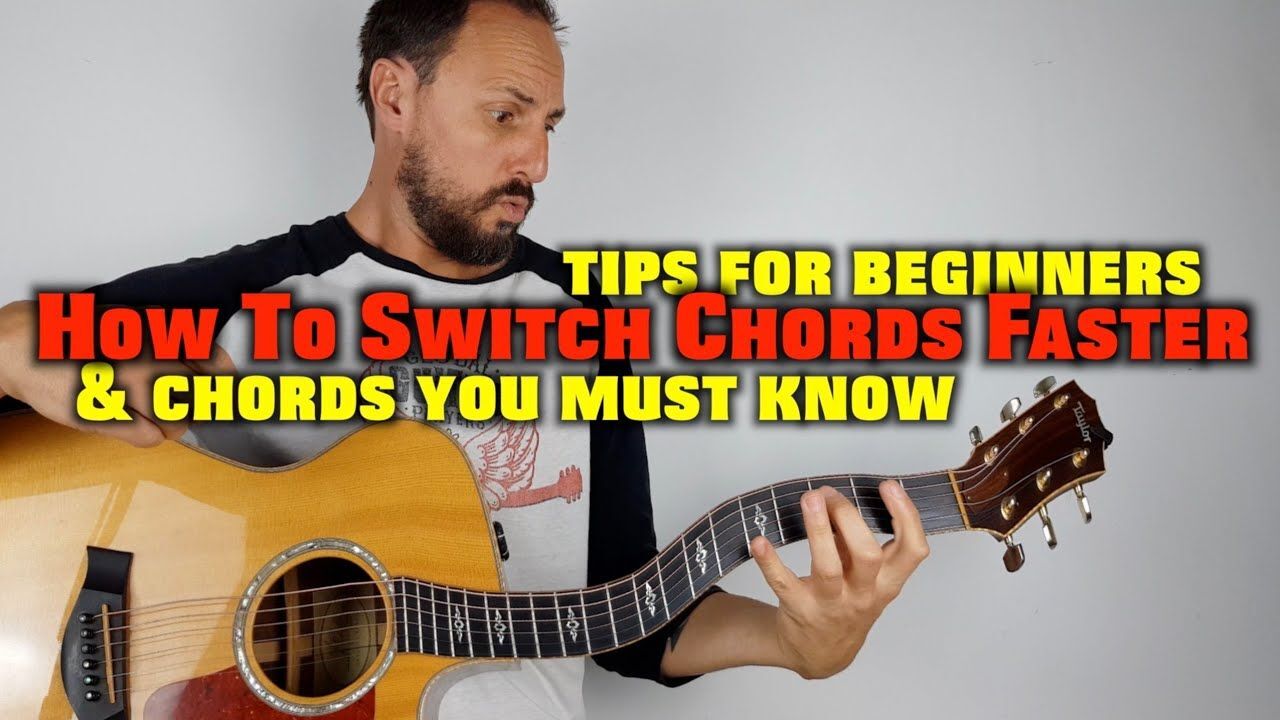 How To Switch Chords Faster (and more) - YouTube | Easy guitar songs ...