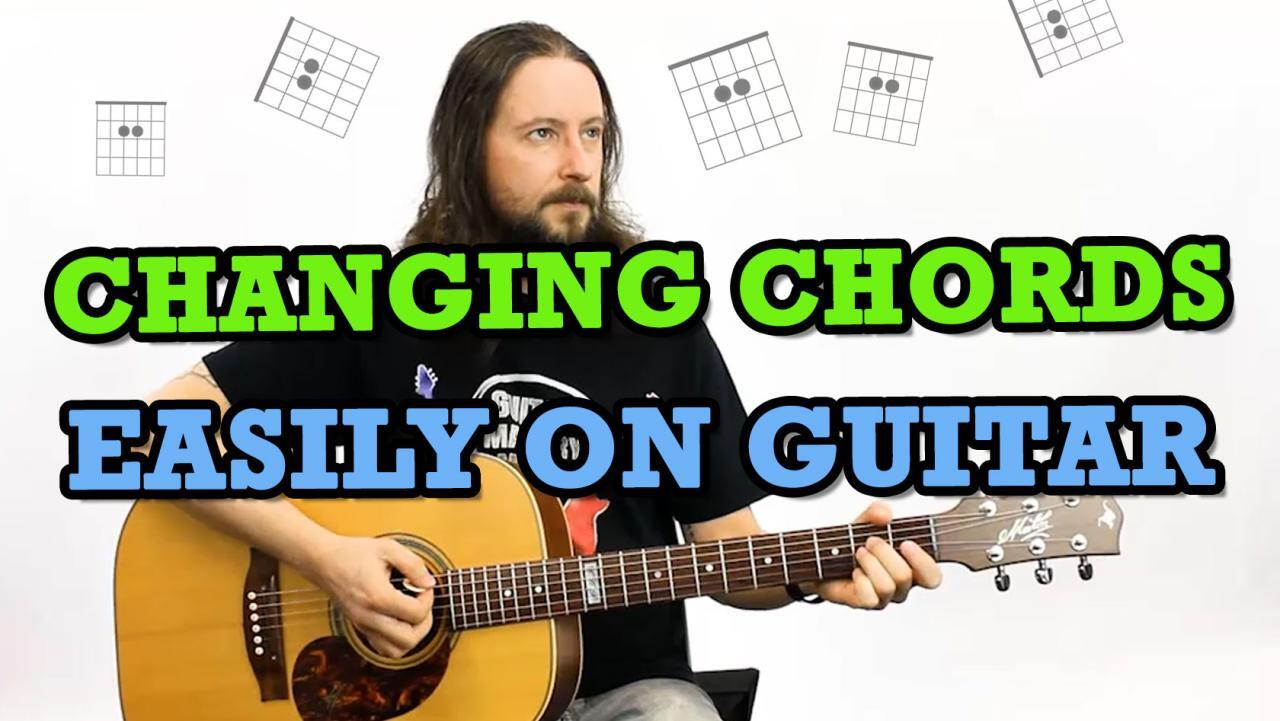 Changing Chords Easily On Guitar - Free Online Beginner Guitar Lesson