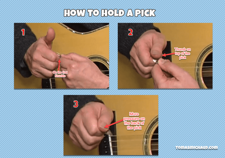 How To Hold A Pick | Lesson #6 - Real Guitar Lessons by Tomas Michaud