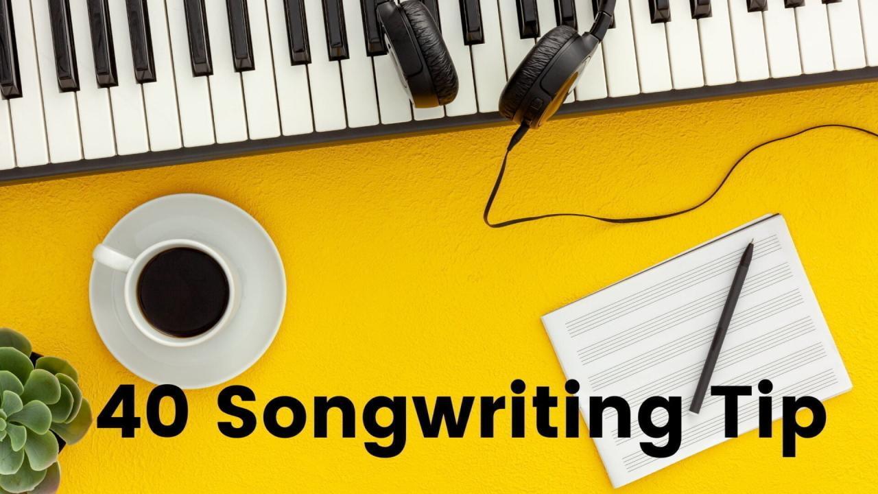 30 Songwriting Tips for Musical Inspiration — Pro Audio Files