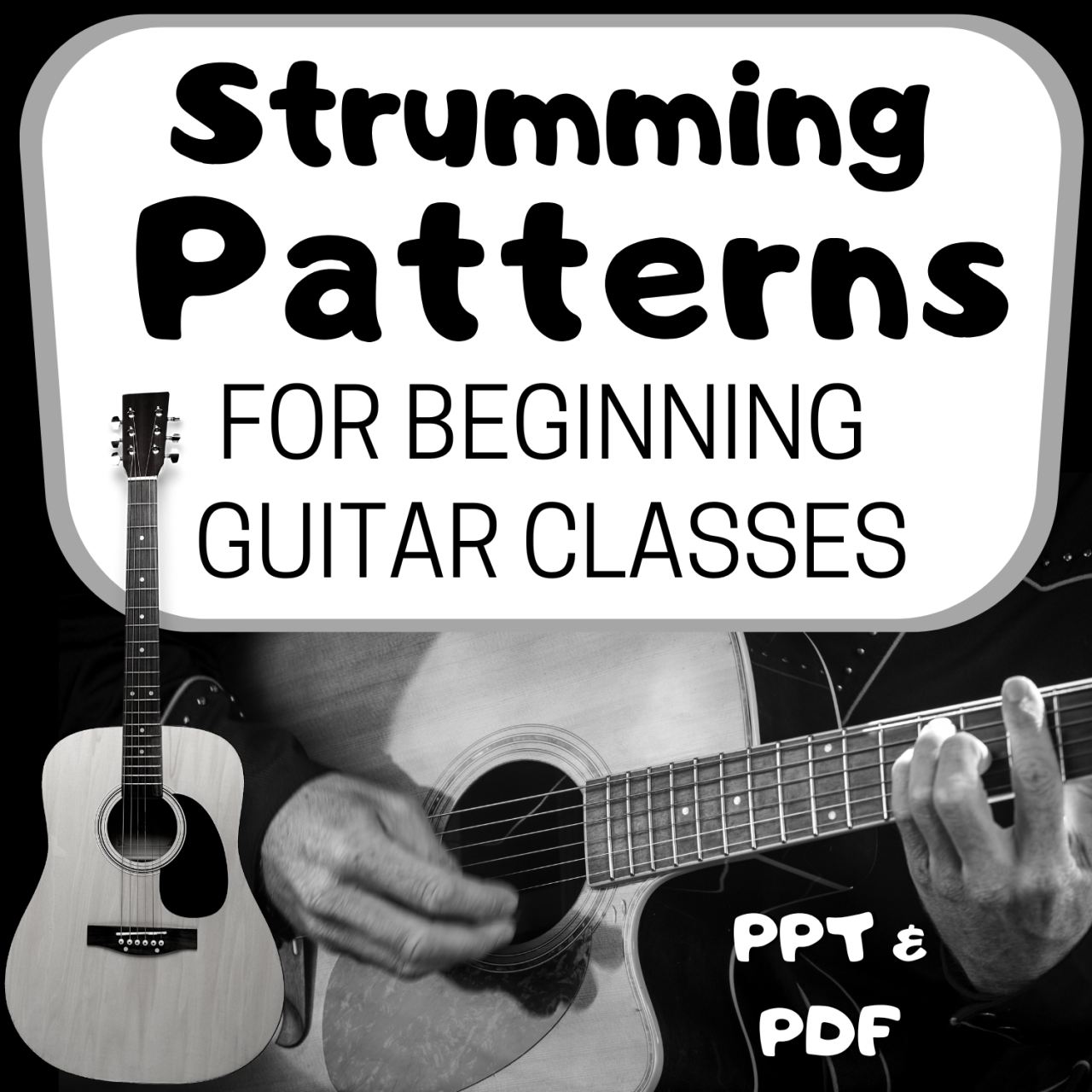 STRUMMING PATTERNS for Beginning Guitar Classes | Made By Teachers